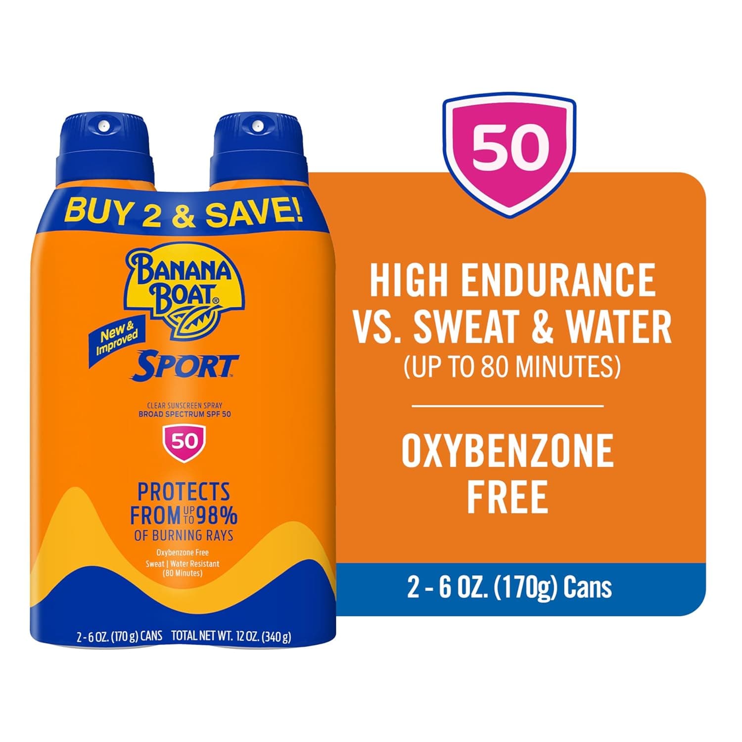 Banana Boat Sport Ultra SPF 50 Sunscreen Spray – image 2