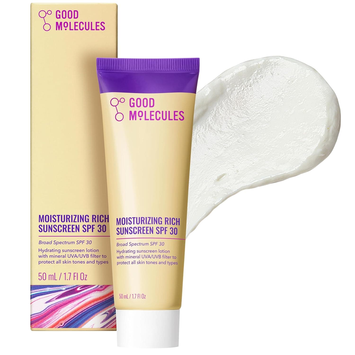 Good Molecules Moisturizing Rich Sunscreen SPF 30