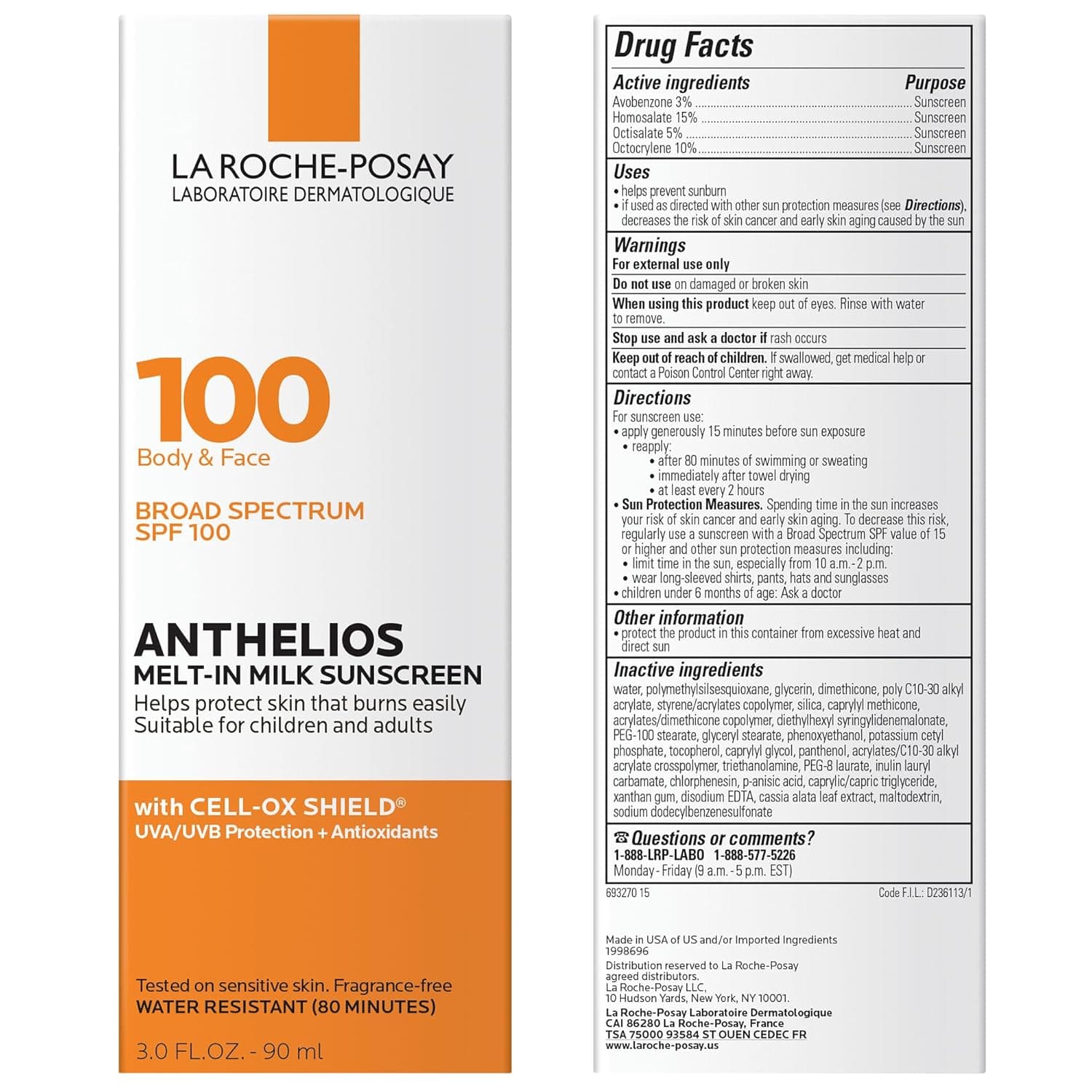 La Roche-Posay Anthelios Melt-In Milk Sunscreen SPF 100 – image 7