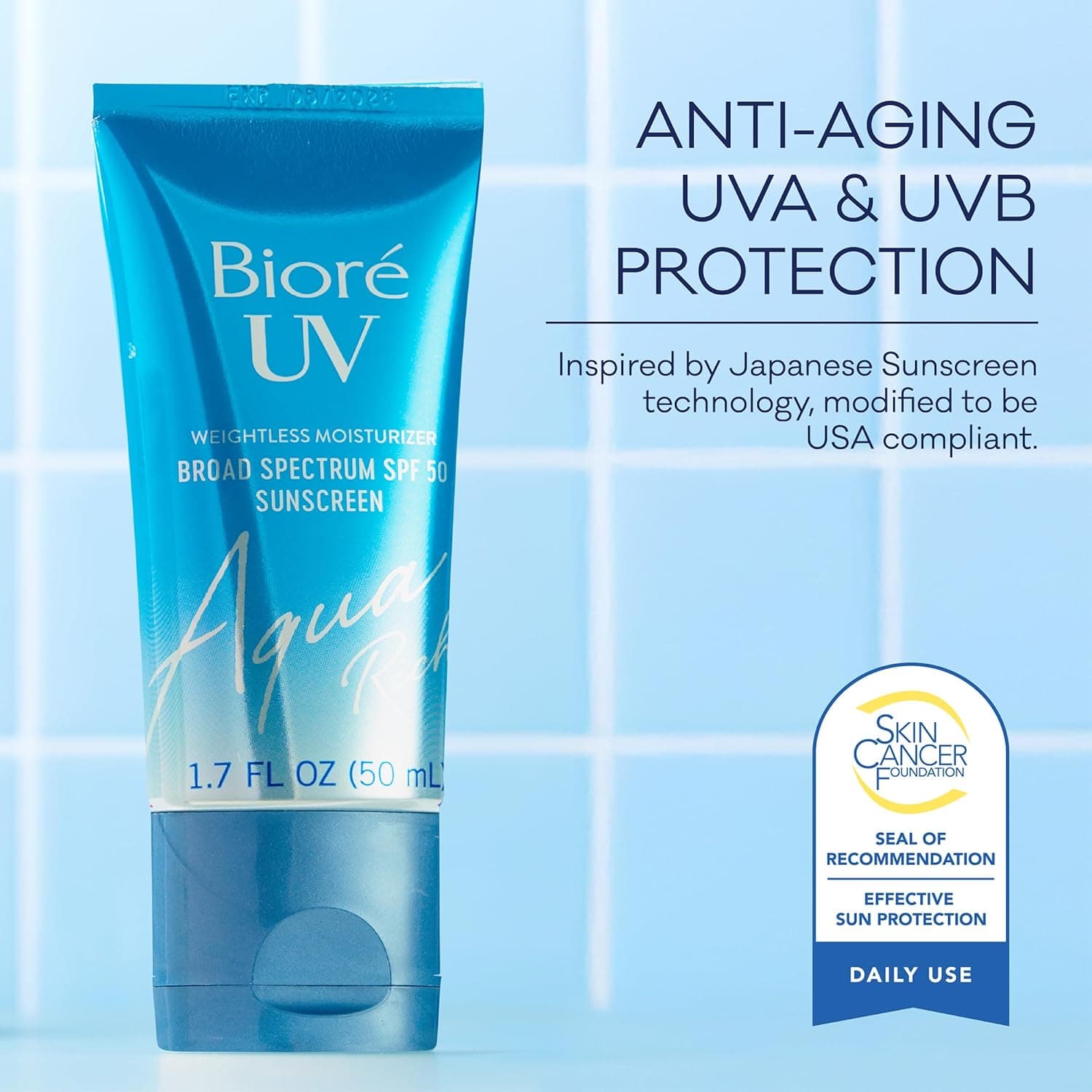 Biore UV Aqua Rich Daily Hydrating Facial Moisturizer with SPF 50 – image 7