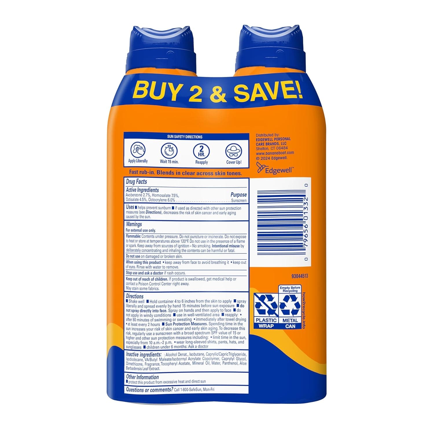 Banana Boat Sport Ultra SPF 50 Sunscreen Spray – image 3