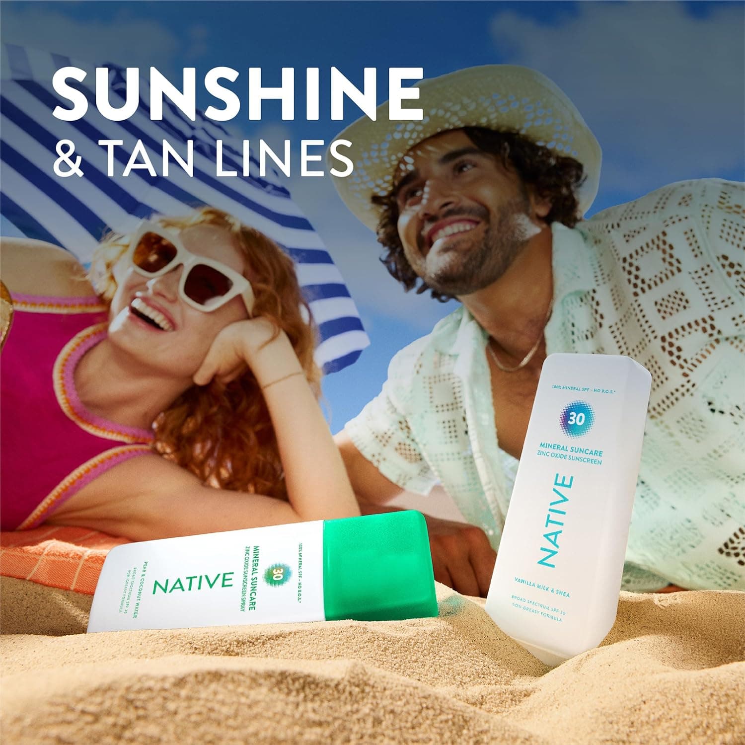 Native Mineral Sunscreen Lotion SPF 30, Unscented, with 100% Mineral Zinc Oxide for Face & Body, Hawaii Compliant, Vegan, No White Cast – image 10