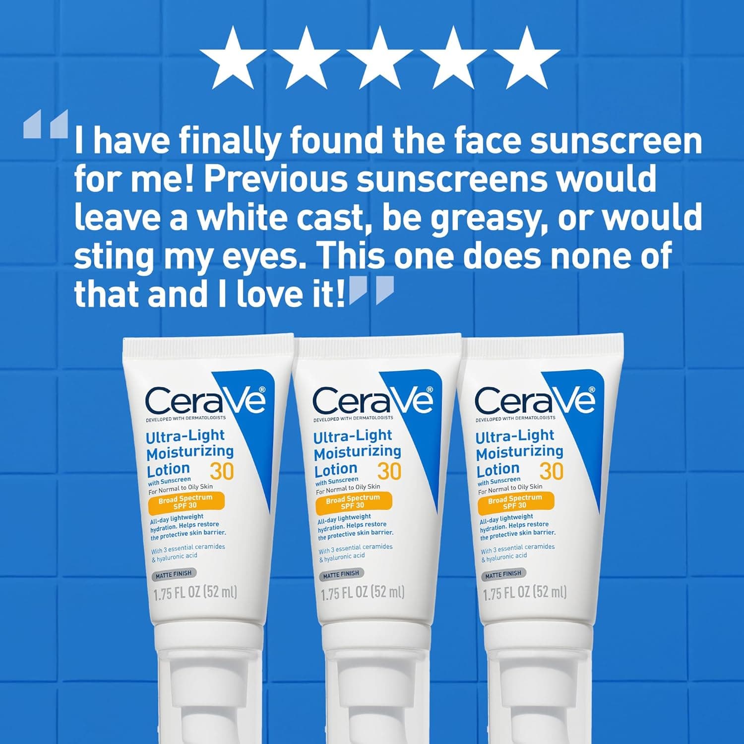 CeraVe Ultra-Light Moisturizing Lotion With SPF 30 – image 5