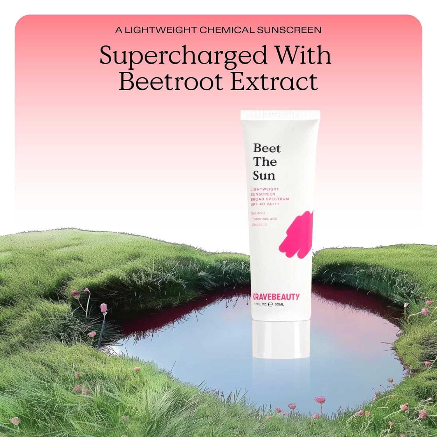 KraveBeauty Beet The Sun Lightweight Sunscreen SPF 40 PA+++ – image 4